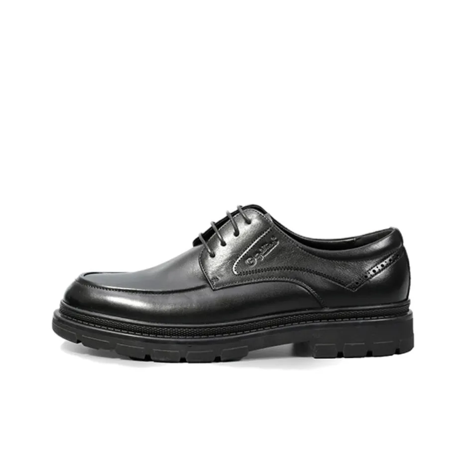 GOLDLION Dress Shoes Men's Black