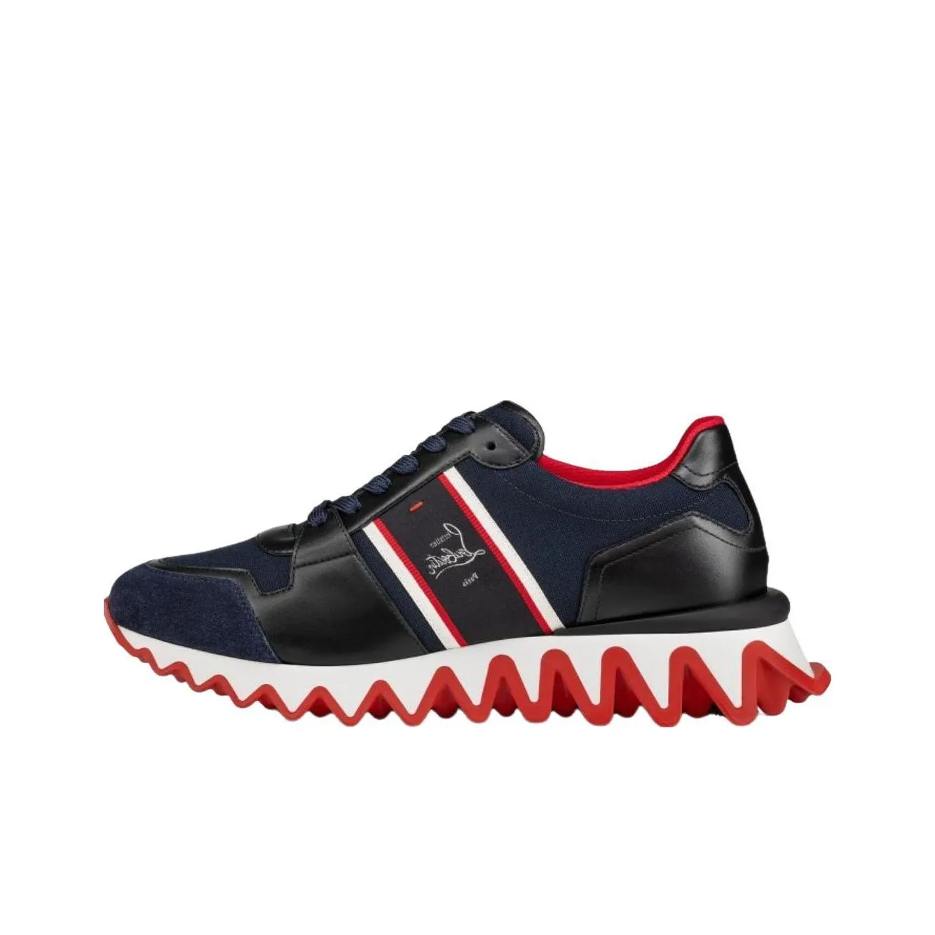 CL Abrasion Resistant Low Top Casual Shoes Men's Blue Black Red