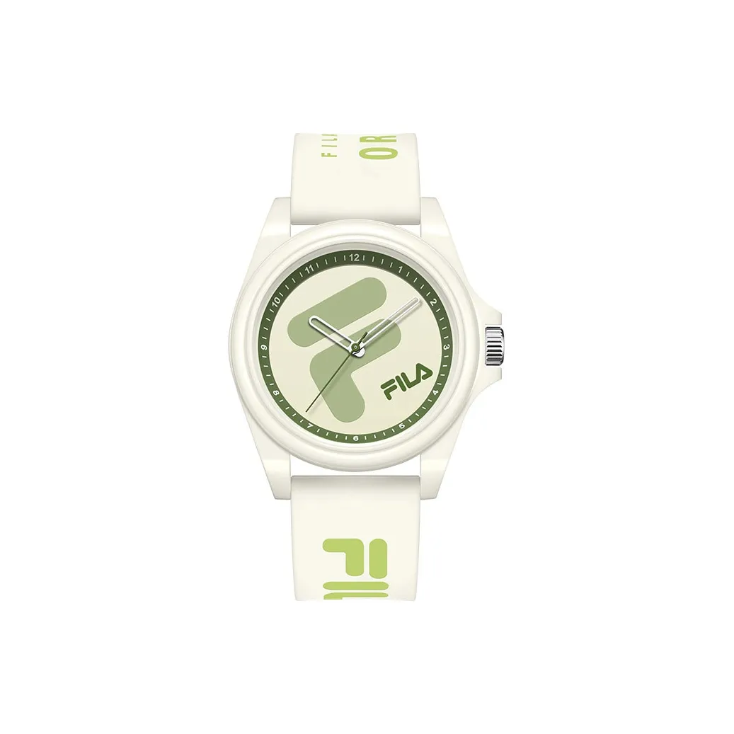 FILA Dreamy Castle Collection Моне Зеленый Кварцевые Часы Силиконовый Ремешок Бежевый Циферблат Унисекс