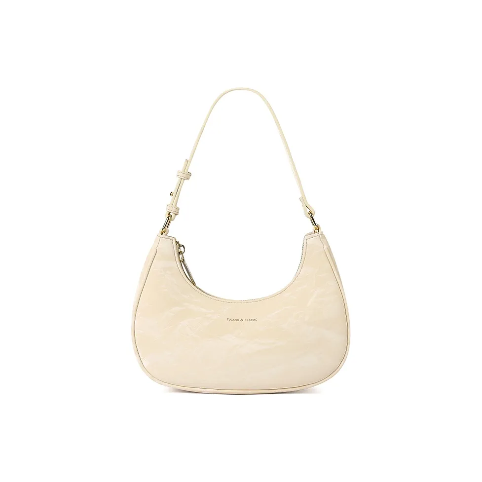 TUCANO ПУ (полиуретан) Сумка через плечо Женская Светлый песочный Светлый верблюжий Космический серебристый