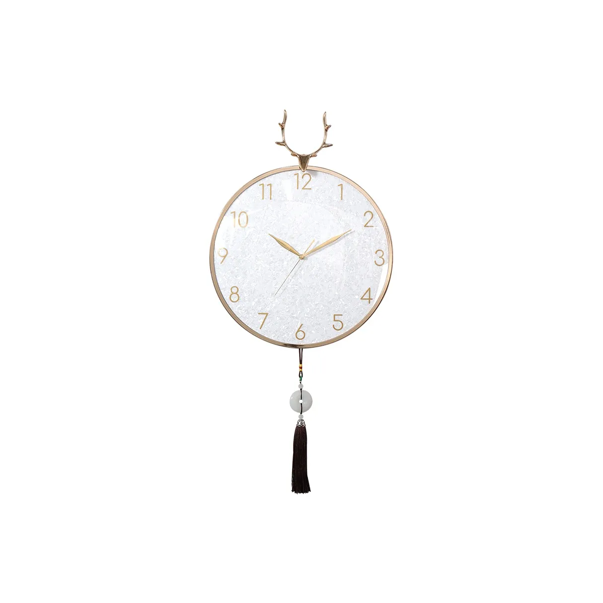 HENSE Кварцевый механизм сплав стена часы унисекс белый циферблат модель HW235