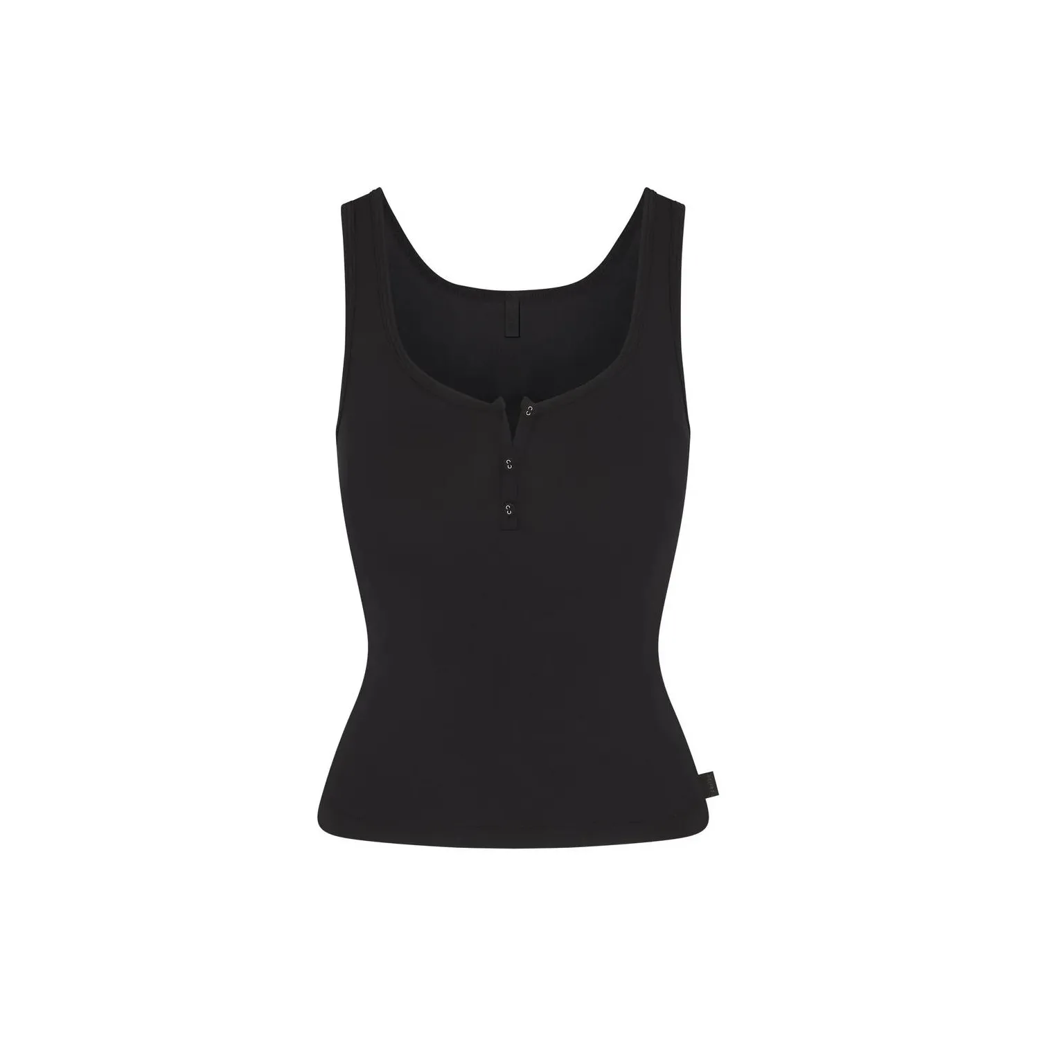 SKIMS Сон Henley Майка Женские Onyx Onyx