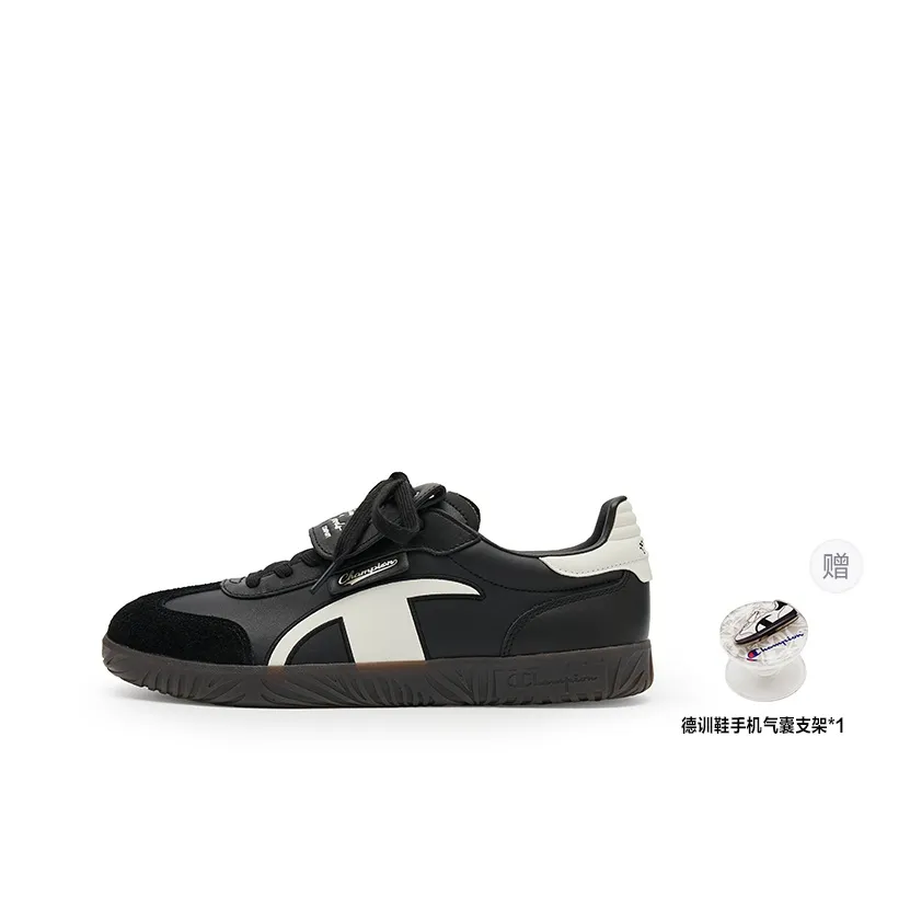 Champion Skateboard Shoes Men Low Top Black