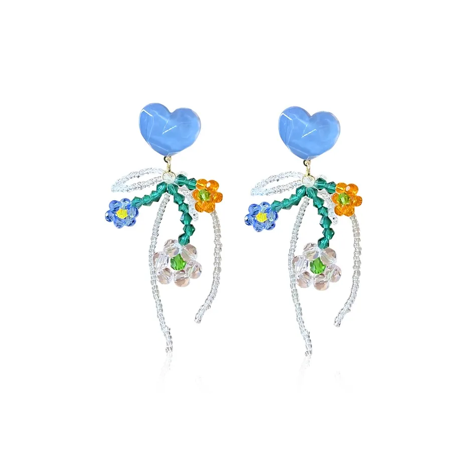 GUDS GAVE Alloy Resin Earrings Women's