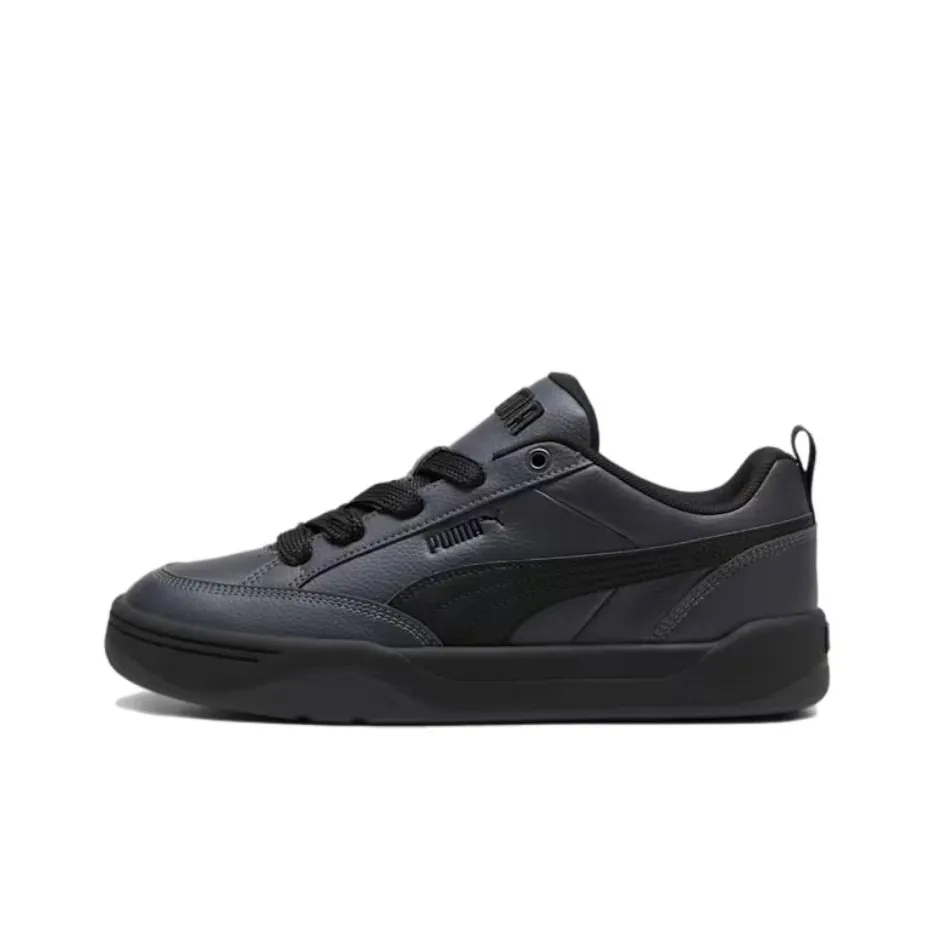 PUMA Park Lifestyle Abrasion Resistant Low Top Skateboard Shoes Unisex Black