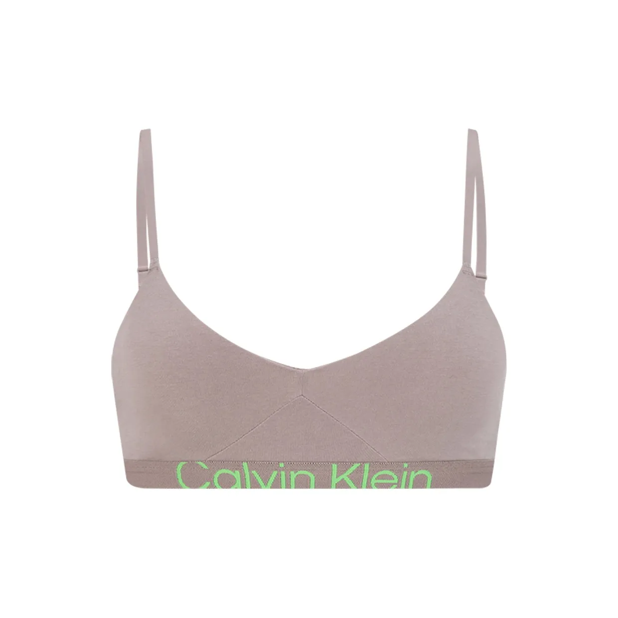 CALVIN KLEIN Bra Women's Gray Coffee