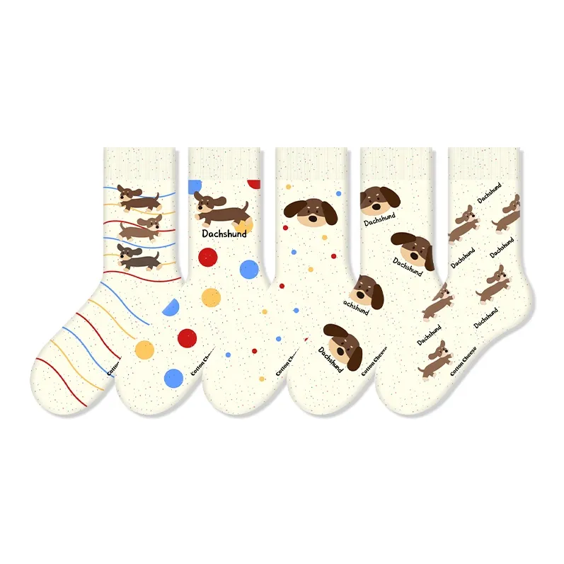 COTTON CHEESE Mid Calf Socks Women's