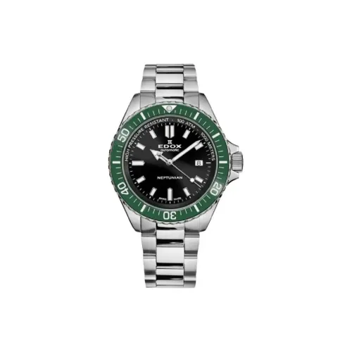 EDOX Автоматический Механический Часы Мужские Movement 44 мм Черные