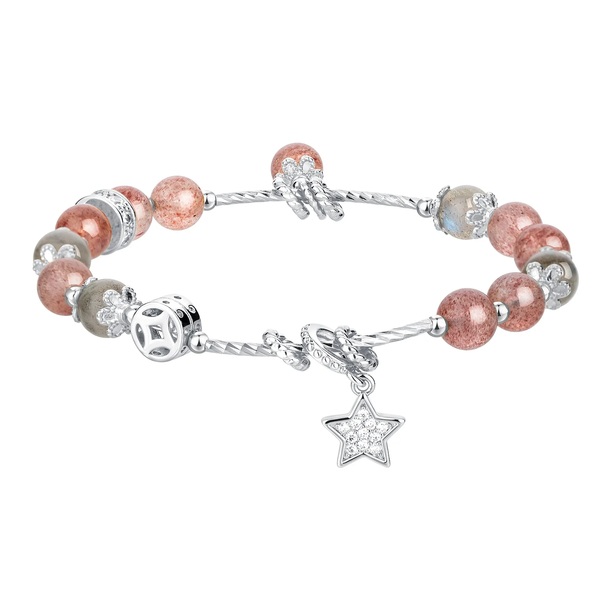 SFER Кристальные браслеты женские золото серебро