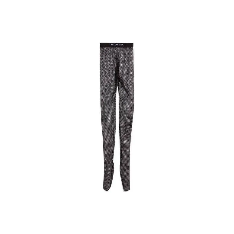 Balenciaga Fishnet Tights 'Black/White'