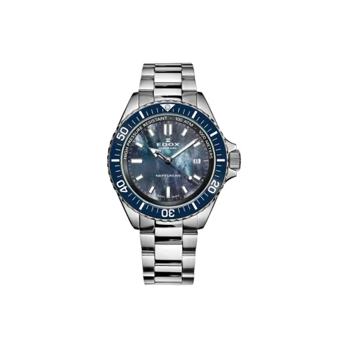 EDOX Автоматический Механический Часы Мужские Movement 44 мм Черные