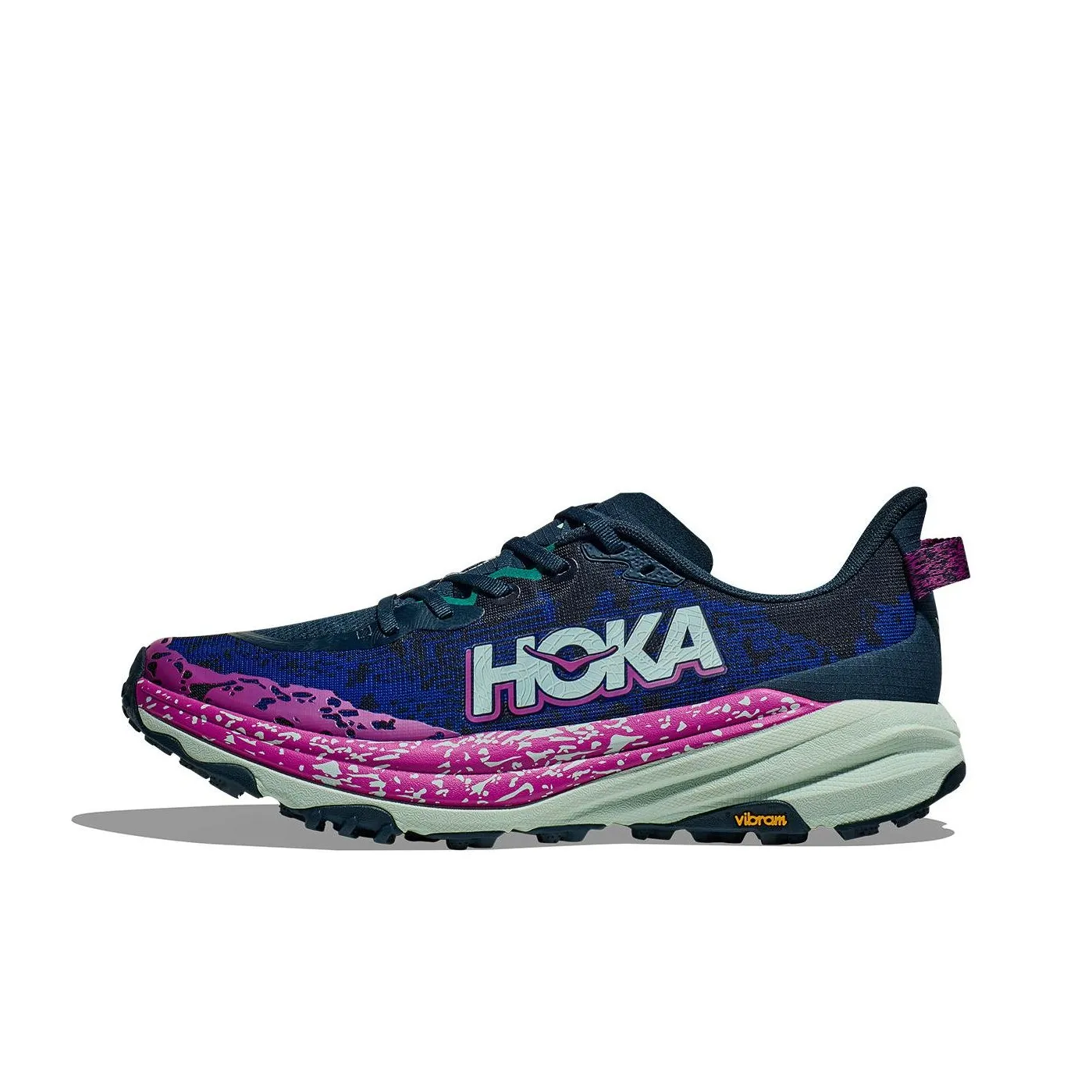 HOKA ONE ONE SPEEDGOAT 6 Anti-Slip Wear-Resistant Low-Top Running Shoes Men's Turquoise