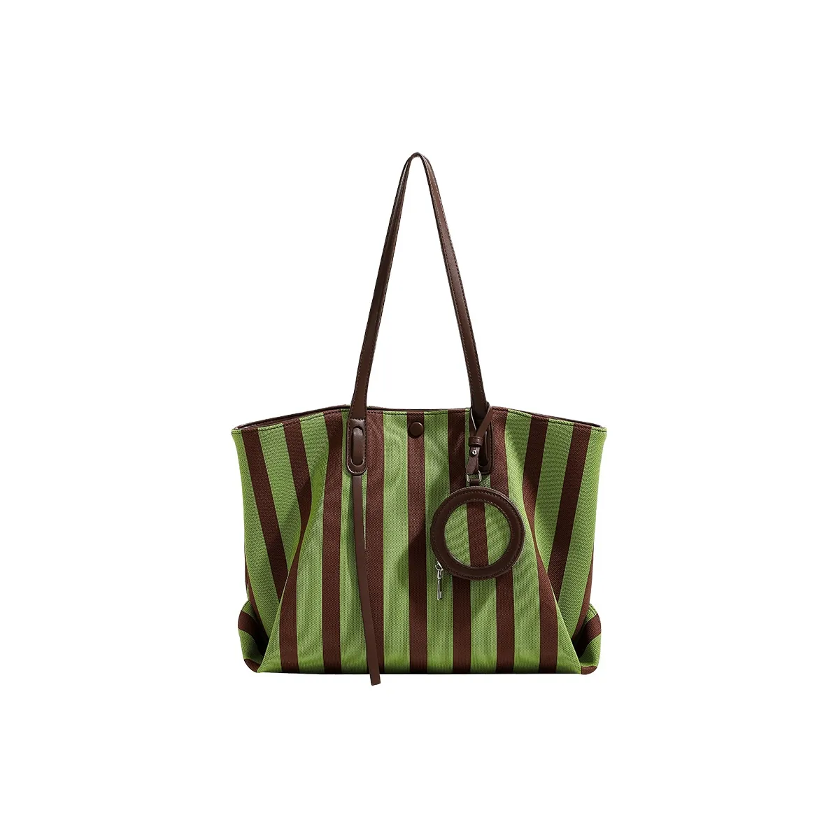 H YXIANG Canvas Bag Shoulder Bag Women's Green H YXIANG Холщовая сумка плечевая сумка женская зеленая