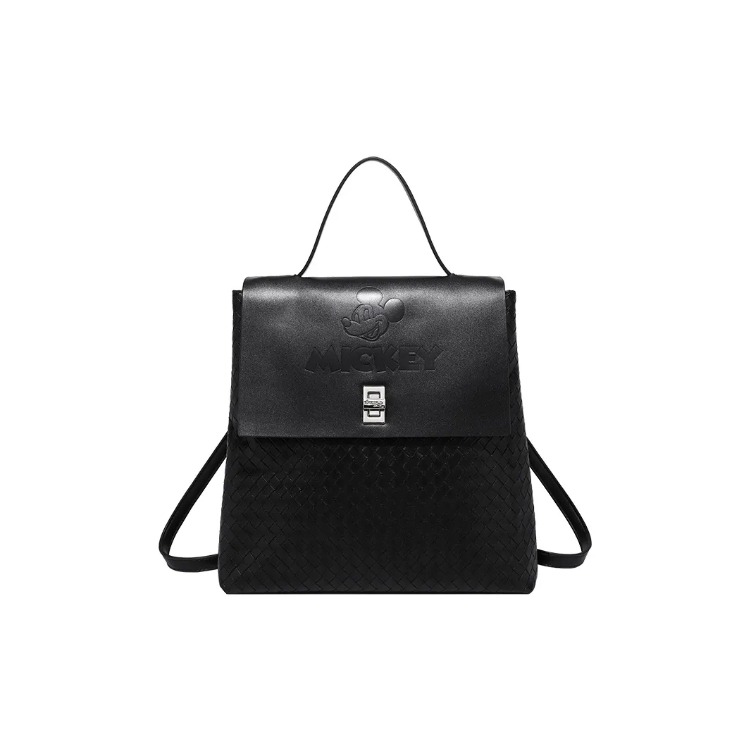Disney Mickey Series ПУ (полиуретан) Рюкзак Обычный Женский Черный