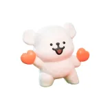 컨펌 스타일 - 개 와 굿 럭 - 화이트 개 (오픈식 및 포장 제거)