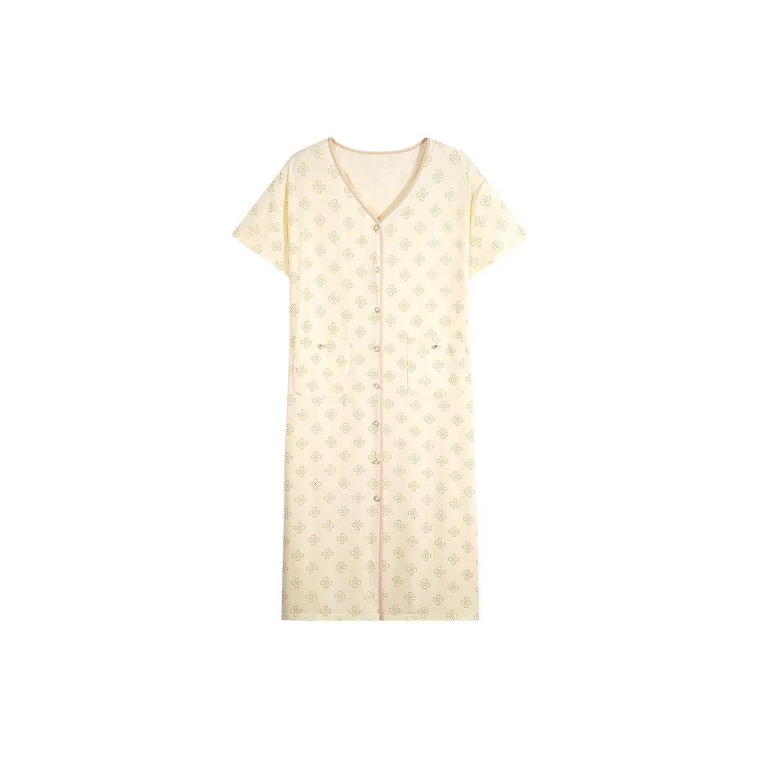 MIIOW Cool One Summer Series Nightgown Women's Egg Yellow Print