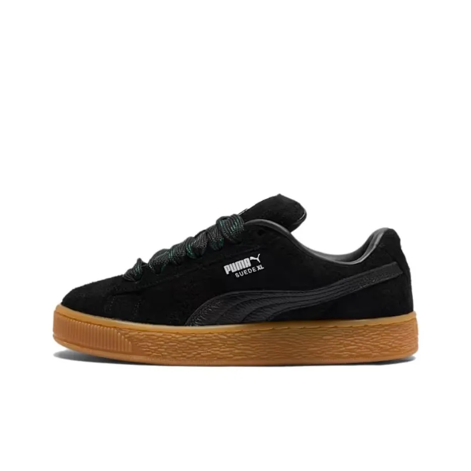 PUMA Suede Xl Flecked Black Ponderosa Pine Gum Women's