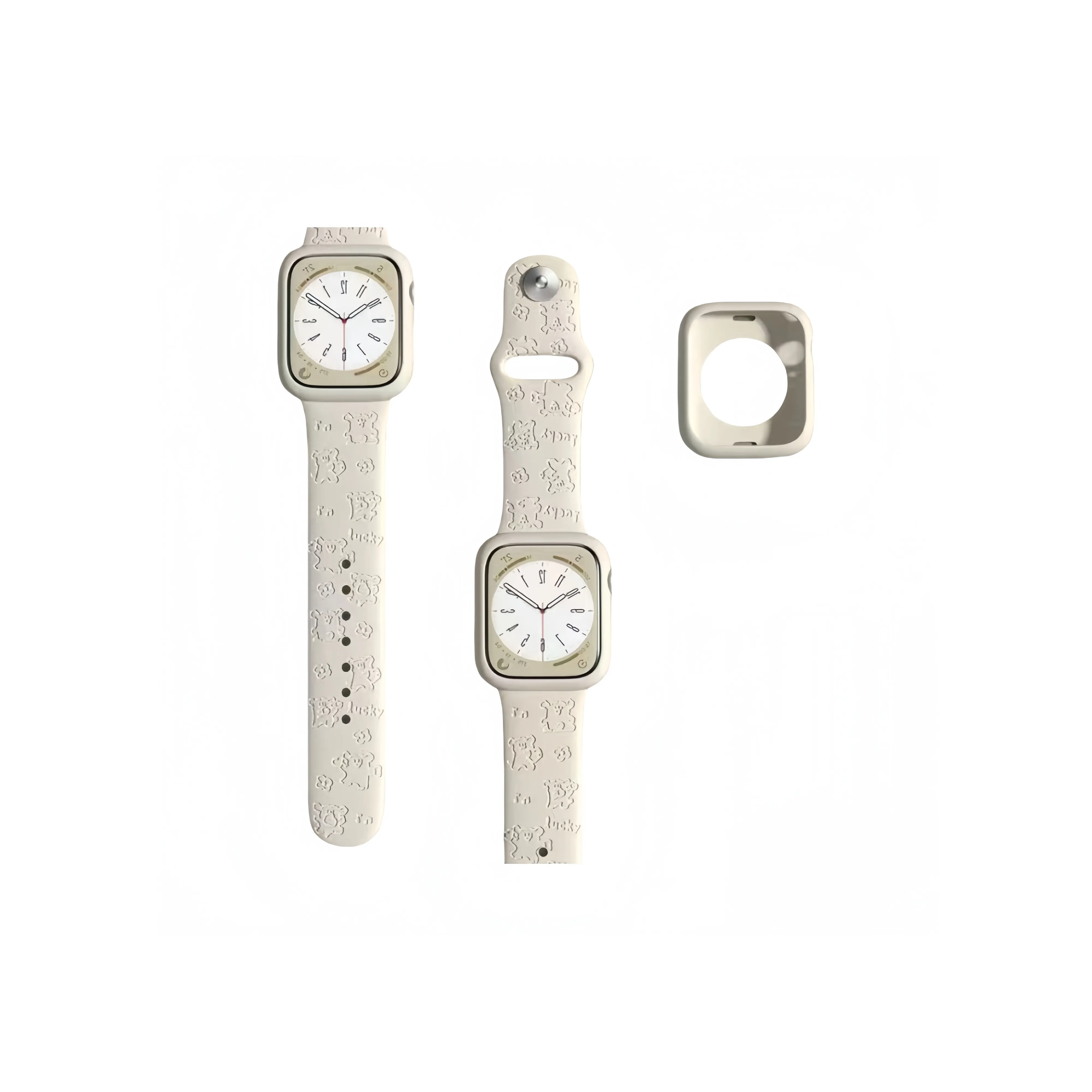 Akkerds Ремешок Apple Совместимость Силиконовый Материал 46 Часы Циферблат