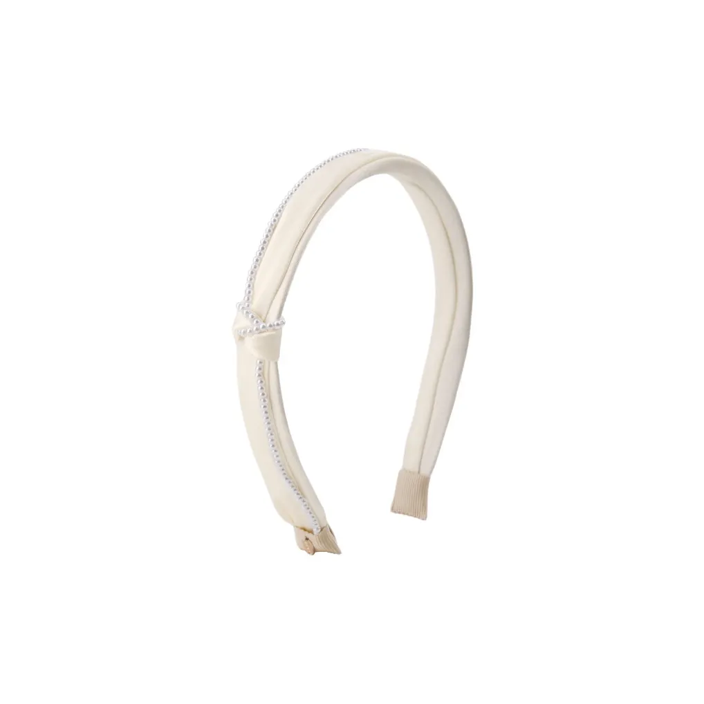 BABYBEI Элегантность Минималистский стиль Универсальный Премиум Ручная работа Мягкий Бежевый Аксессуары для волос Женские