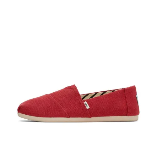 Toms Женские повседневные туфли, красный, женские