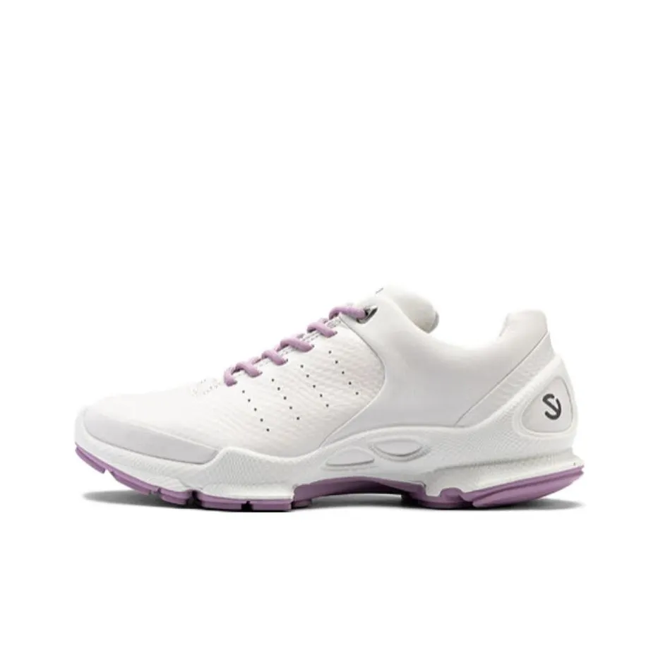 Ecco Biom C Anti-Slip Wear-Resistant Low-Top Trekking Shoes Women's White Purple