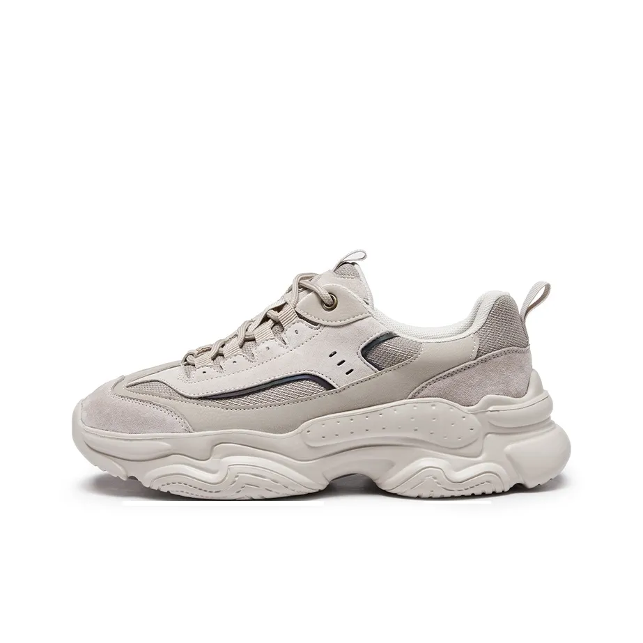 CAMEL Breathable Height Increasing Low-Top Chunky Sneakers Women's