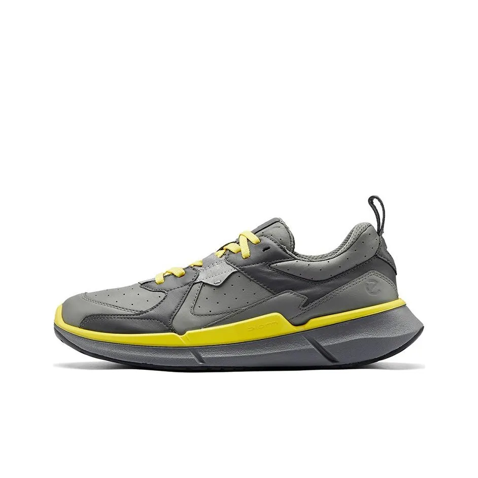 Ecco Cushioning Wear-Resistant Low-Top Running Shoes Men's Gray