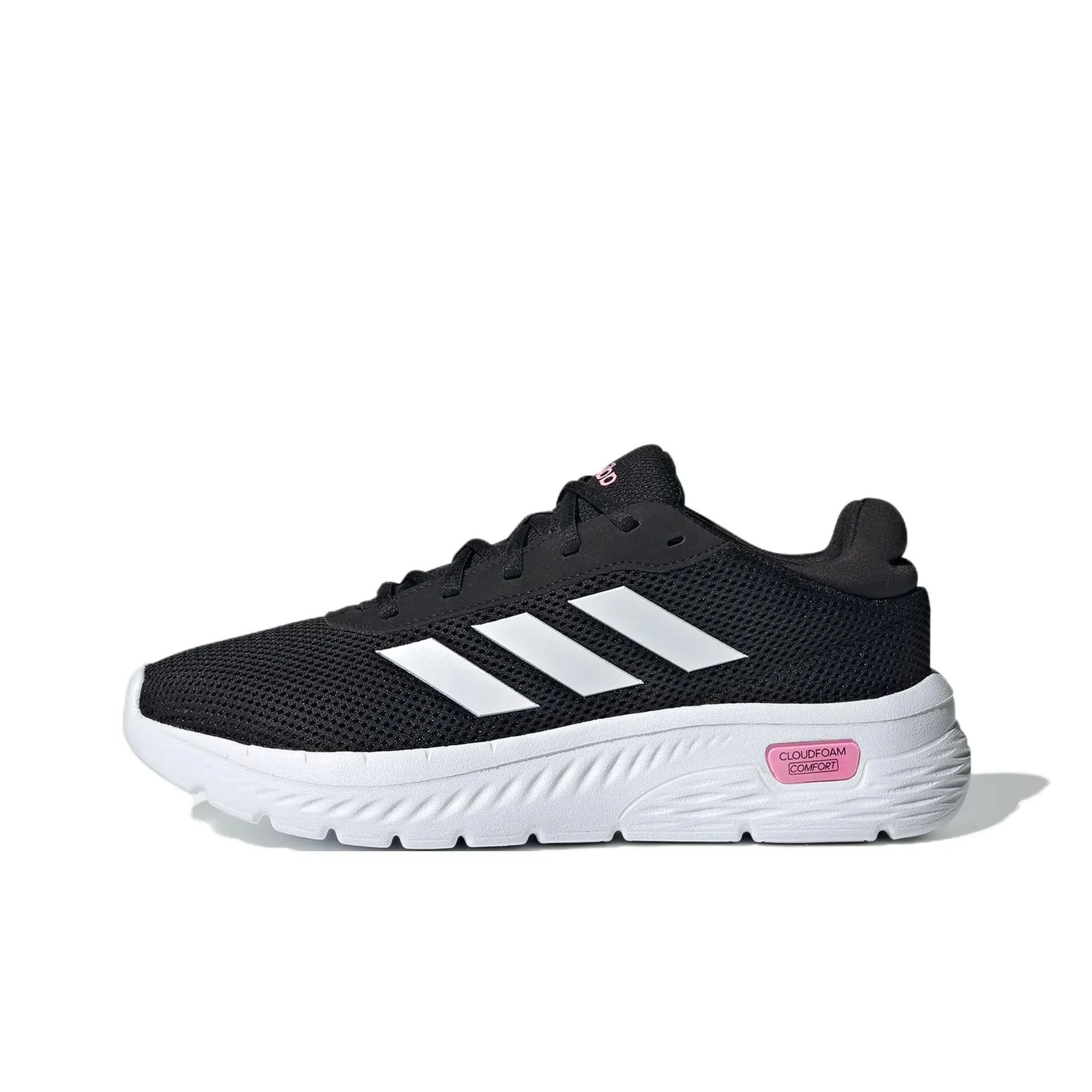 Adidas CLOUDFOAM COMFY Anti-Slip Wear-Resistant Low-Top Casual Running Shoes Women's Black