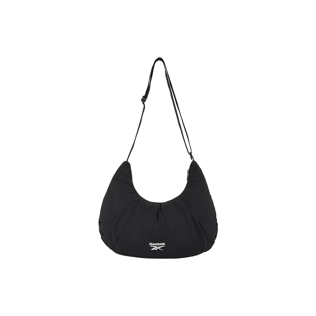 Reebok Сумка через плечо сумка-полумесяц среднего размера женская черный экрю зеленый
