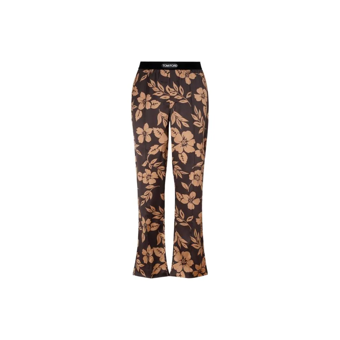 TOM FORD Floral print Logo Lounge Pants