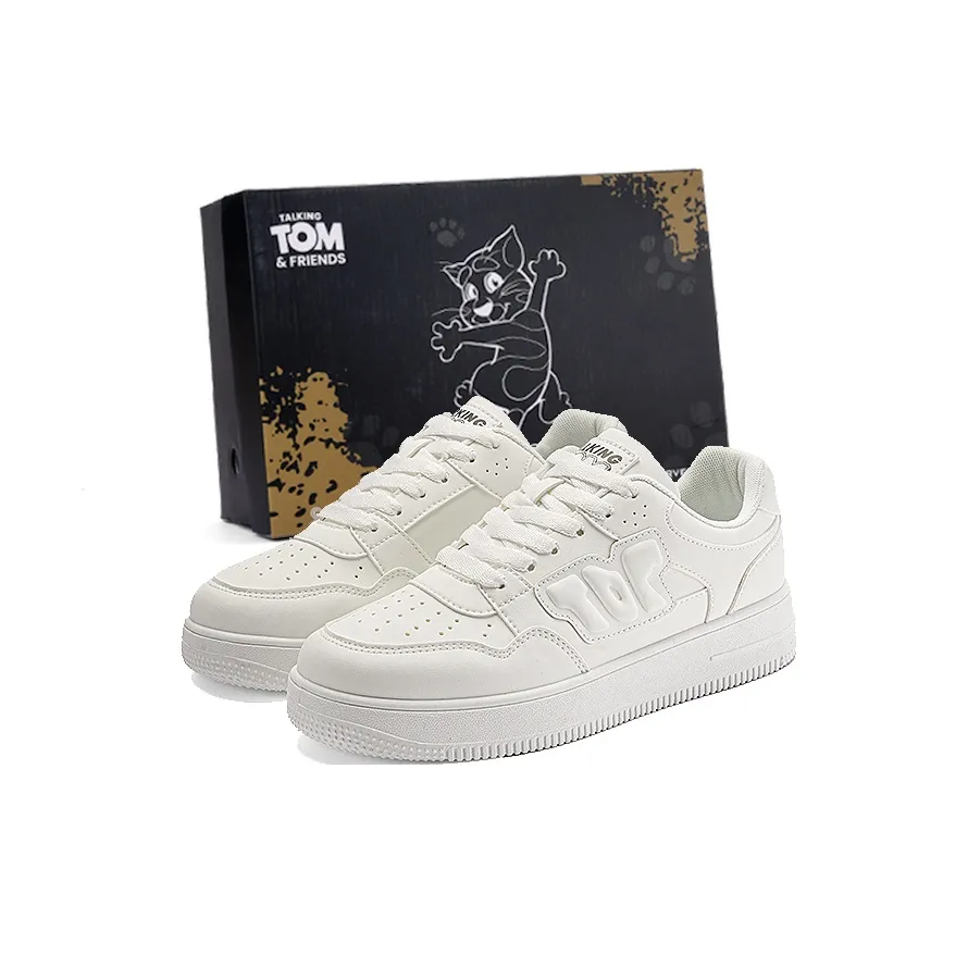 TALKING TOM Anti Slip Wear Resistant Lightweight Breathable Moisture Wicking Low Top Skateboard Shoes Unisex