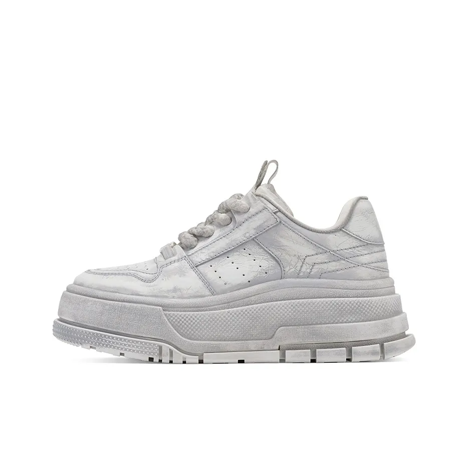 GG CC Dirty Shoes Casual Shoes Anti Slip And Wear Resistant Lightweight Low Top Platform Skateboard Shoes Women's White