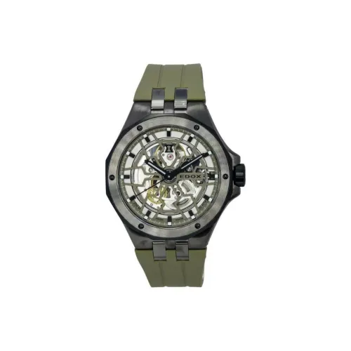 EDOX Автоматический Механический Часы Мужские Movement 43 мм Зеленые