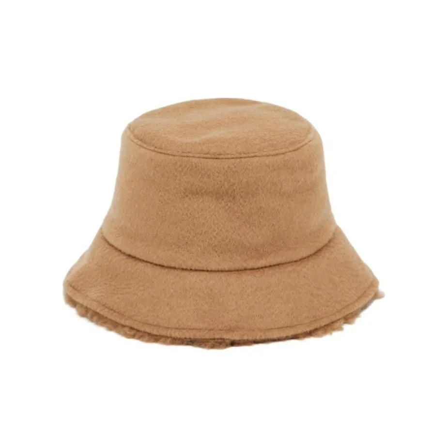 MaxMara Camel Hair Bucket Hats Women's Camel
