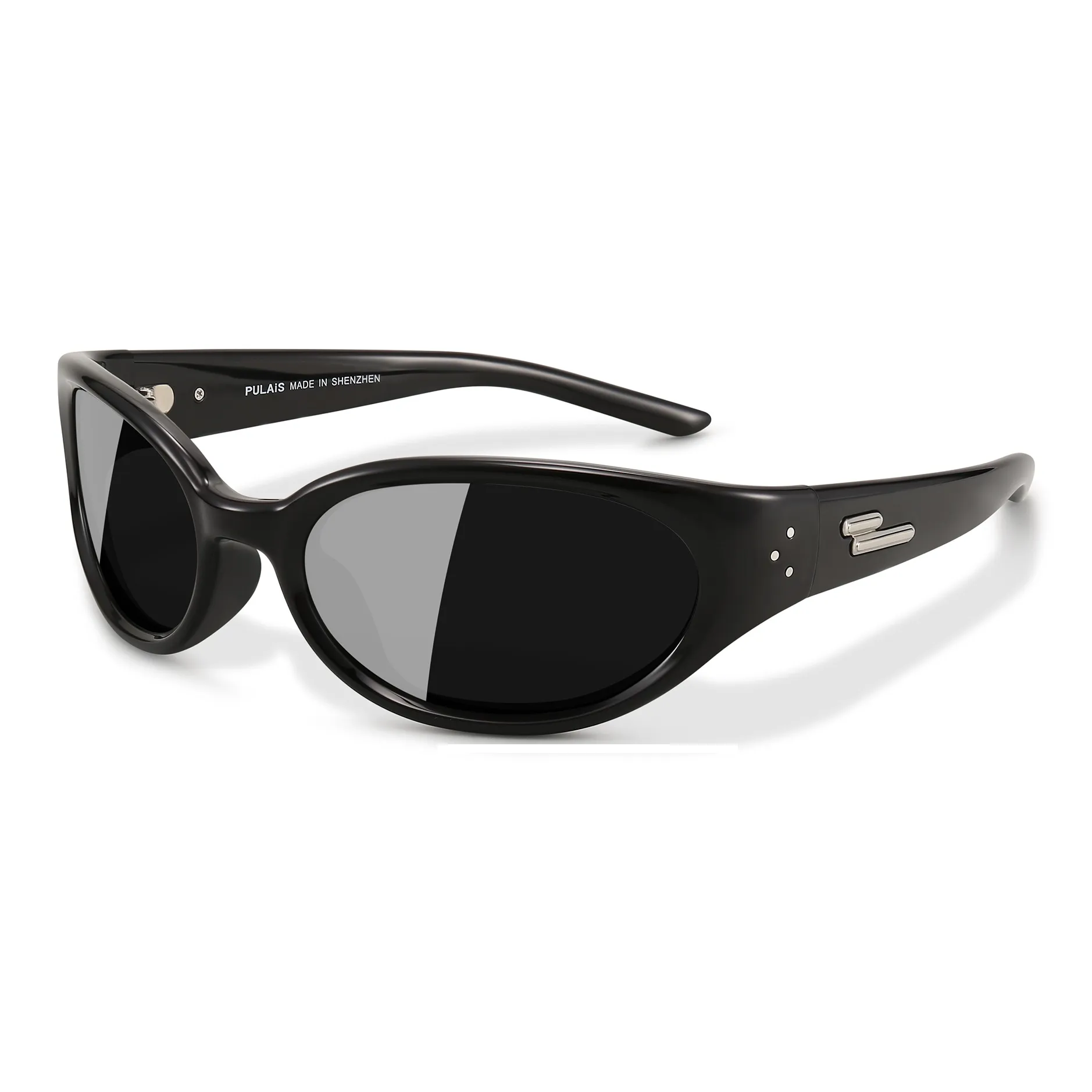 PULAIS TR Memorial Plastic Кошачий глаз Солнцезащитные очки Унисекс Черный