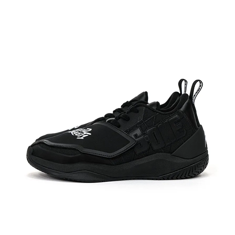 NICEID Cushioned Slip Resistant Grip Mid Top Basketball Shoes Men's Black