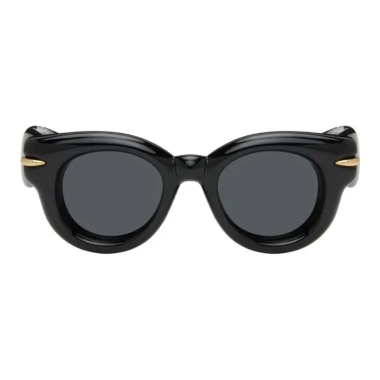 LOEWE Нейлон Кошачий глаз Солнцезащитные очки Женские Черный