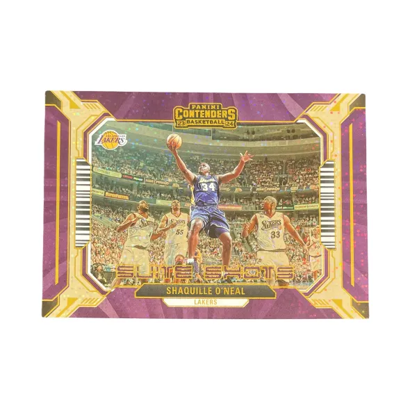 PANINI 2023 24 Ball Game Ticket Lakers O'Neal Bubbles Fold Special Card Star Card Card Pass Sports Cards 1 Pc