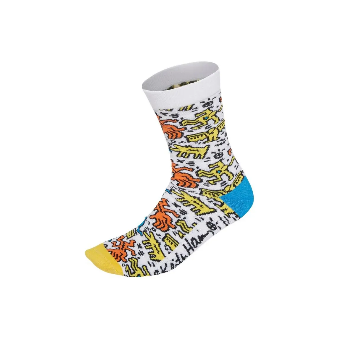 adidas neo x Keith Haring Носки Crew Унисекс 1 упаковка Многоцветные