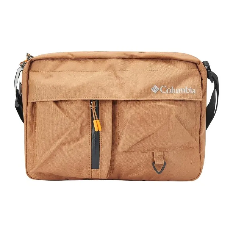 Columbia Crossbody Bag, Shoulder Bag Fabric Brown Unisex