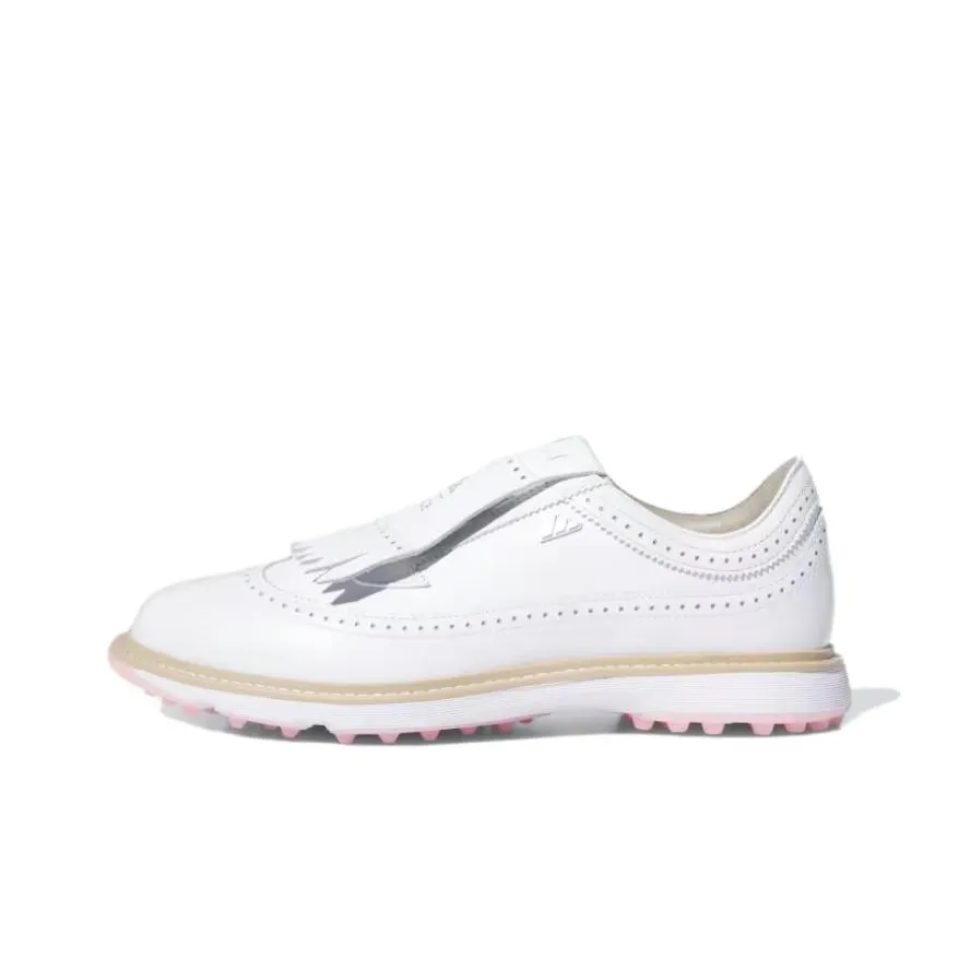 Adidas Anti Slip Wear Resistant Low Top Golf Shoes Unisex White