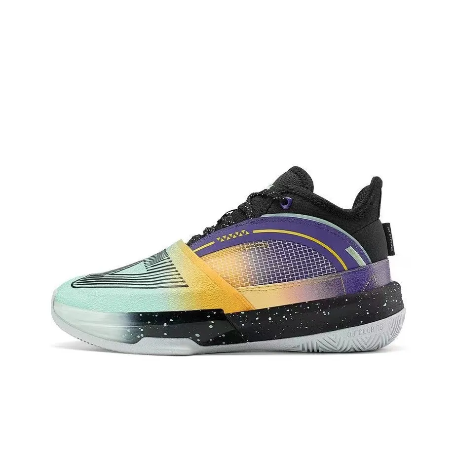 PEAK Taichi Taichi Triangle Slip-resistant Abrasion-resistant MID Basketball Top Men's Green Black