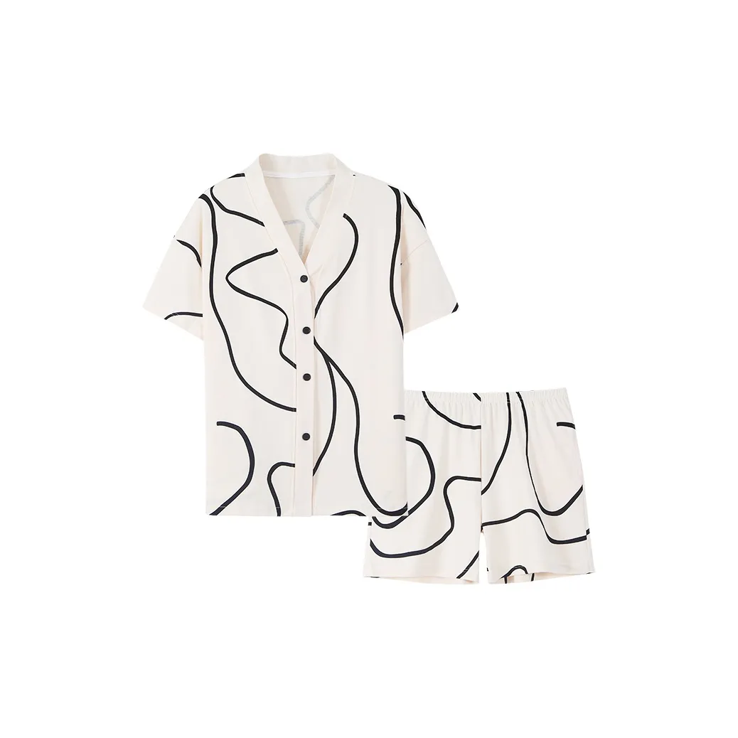 MIIOW Cool One Summer Series Пижамный комплект Женские Белые