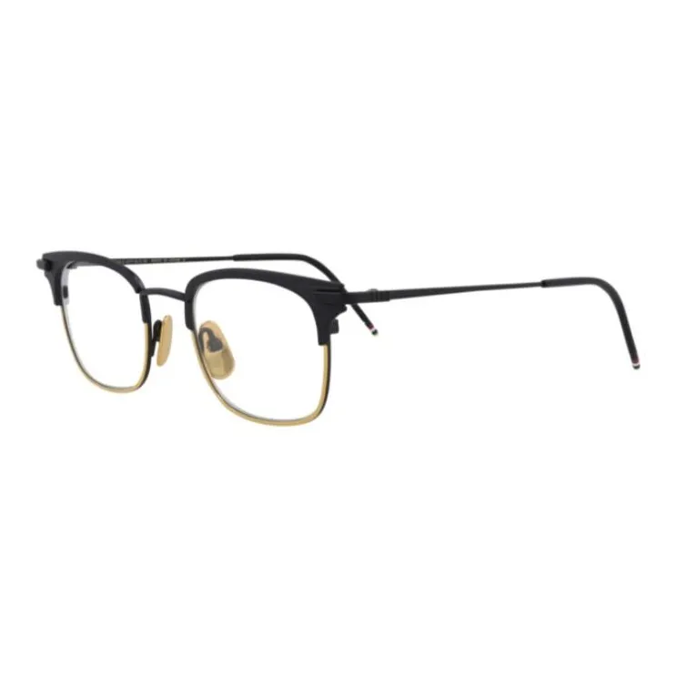 THOM BROWNE· Металл Квадратные Оправы для очков Мужские Черные