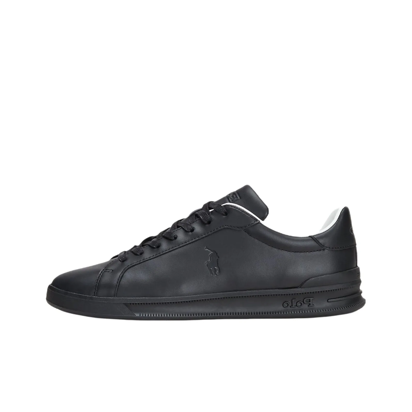 Polo Ralph Lauren Court Low Top Skateboard Shoes Men's Black