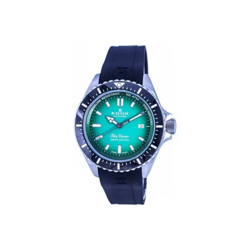 EDOX Автоматический Механический Часы Мужские Movement 44 мм Зеленые