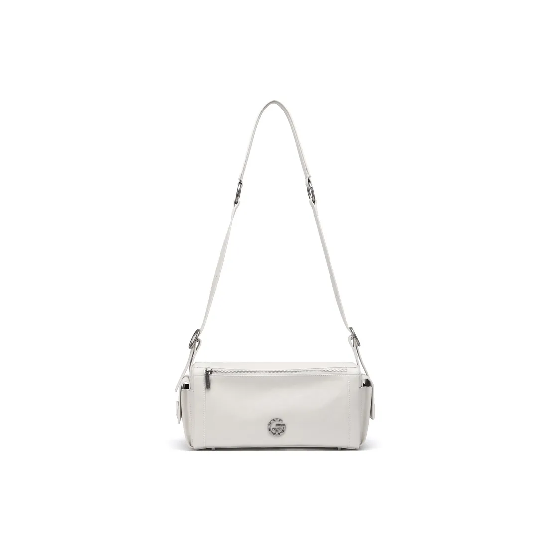 Tanita West Cow Leather Crossbody Bag, Shoulder Bag Women's Cream White