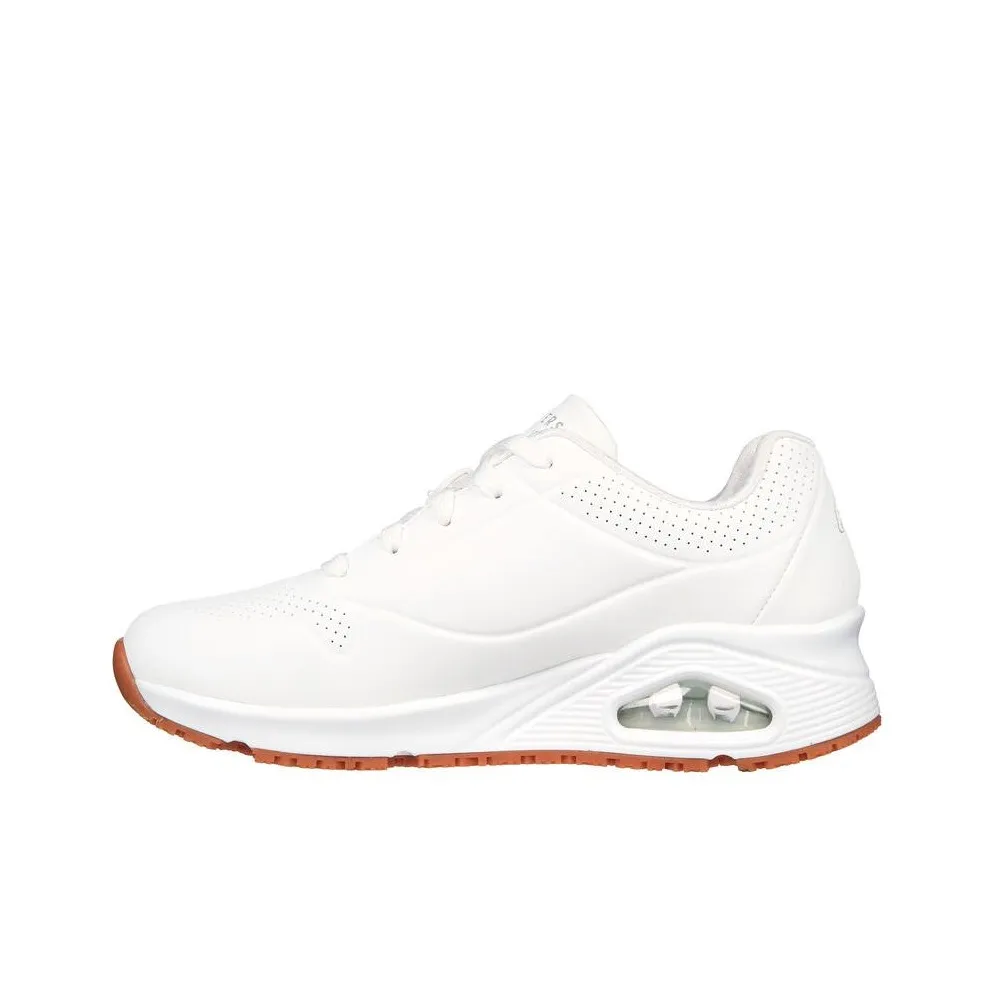Skechers Work Slip Resistant Low Top Casual Running Shoes Women's White