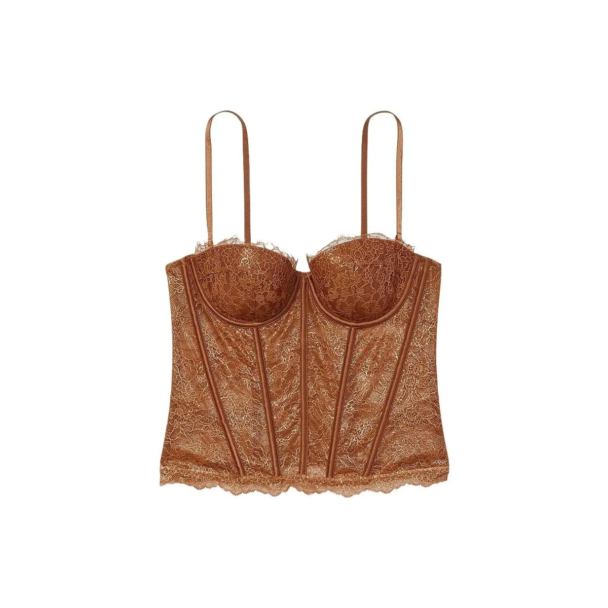 Victoria's Secret Бюстгальтер Женский Карамельный Коричневый