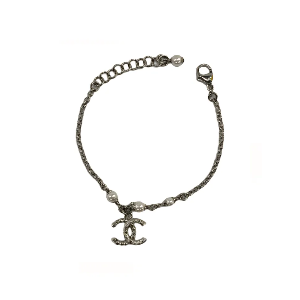 CHANEL Metal Bracelets Women's Silver